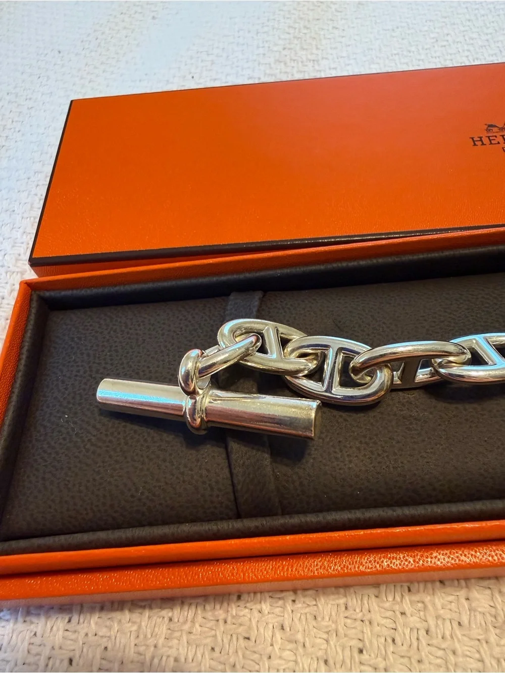 Hermès Chaine d’ancre bracelet size large - Picture 4 of 9